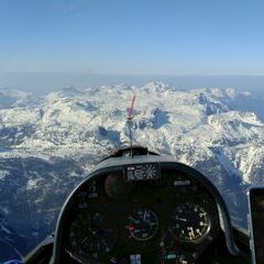 Flugwegposition um 15:17:15: Aufgenommen in der Nähe von Tauplitz, 8982 Tauplitz, Österreich in 2876 Meter